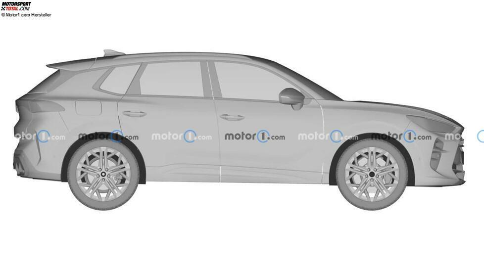 Cupra Terramar (2024) als Patent-Rendering