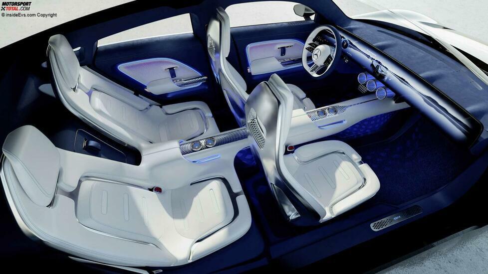 Mercedes Vision EQXX: Das viersitzige Interieur