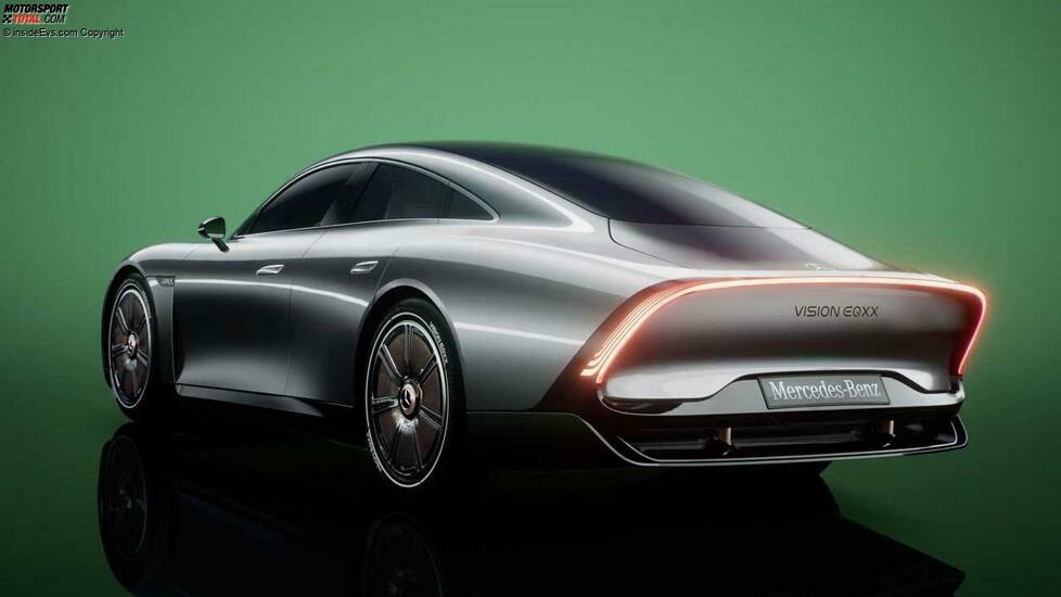 Mercedes Vision EQXX: Das schroff abfallende Heck ist ästhetisch eine Achillesferse