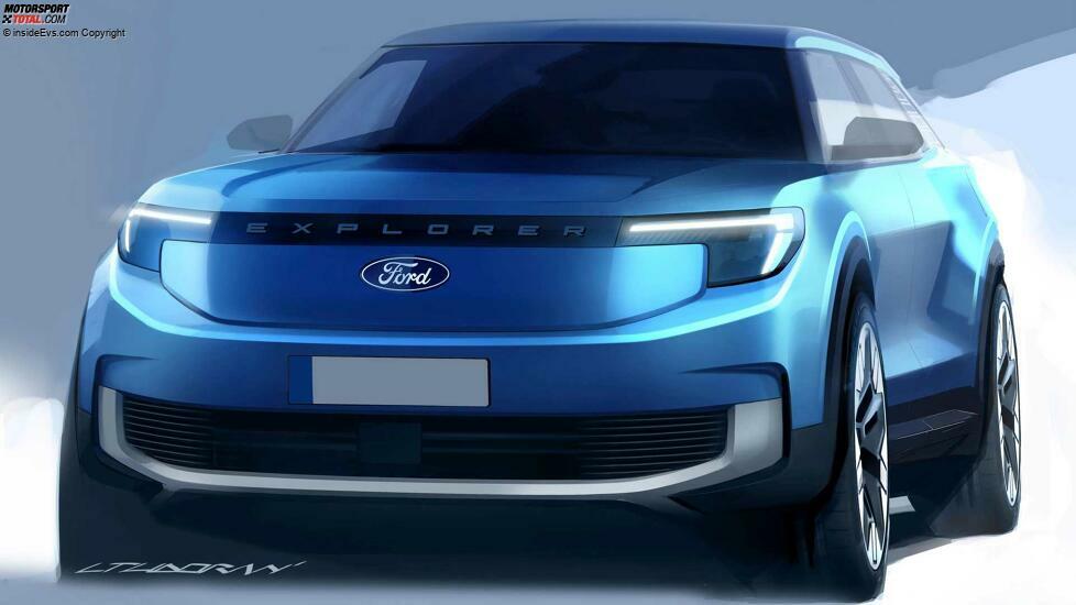 Ford Explorer (2024): Designskizzen