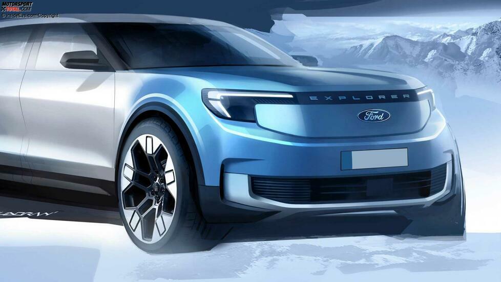 Ford Explorer (2024): Designskizzen