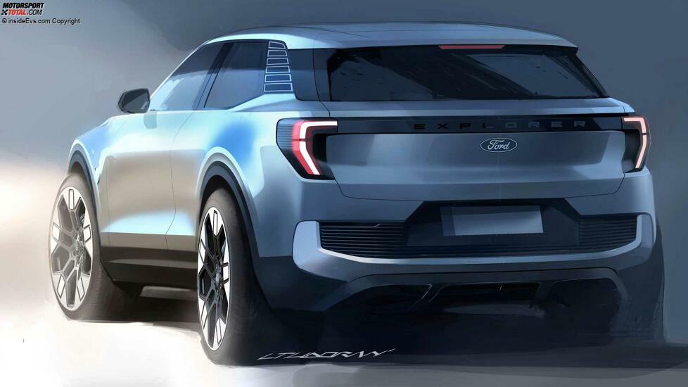 Ford Explorer (2024): Designskizzen