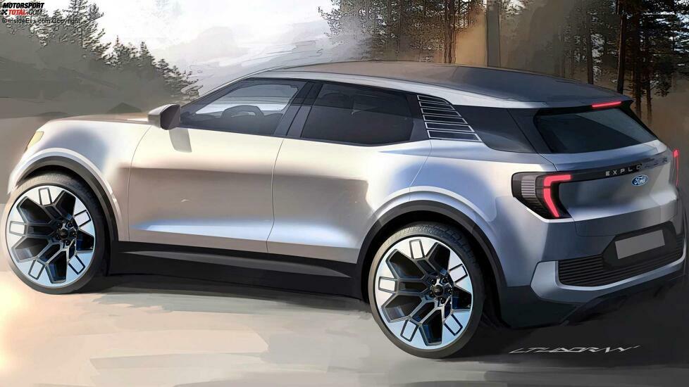 Ford Explorer (2024): Designskizzen