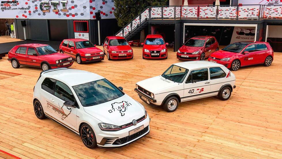 50 Jahre VW Golf in 50 Bildern