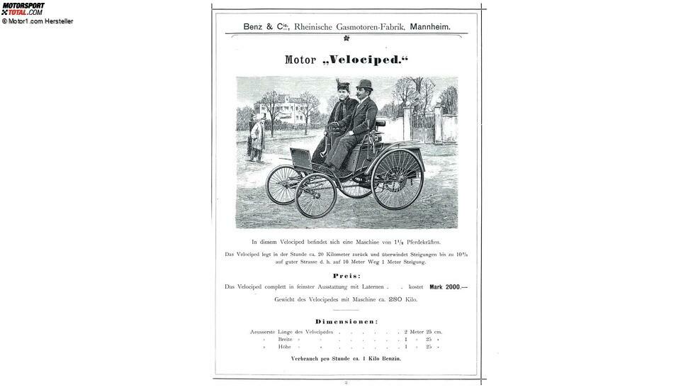 Benz Motor-Velociped (1894)