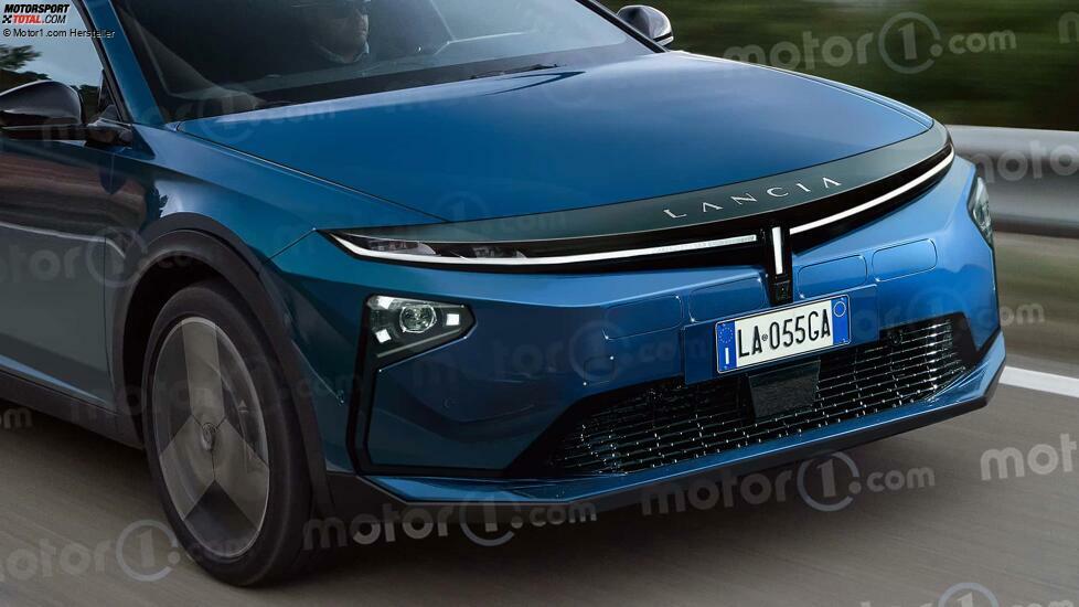 Lancia Gamma (2026) als Rendering Motor1.com