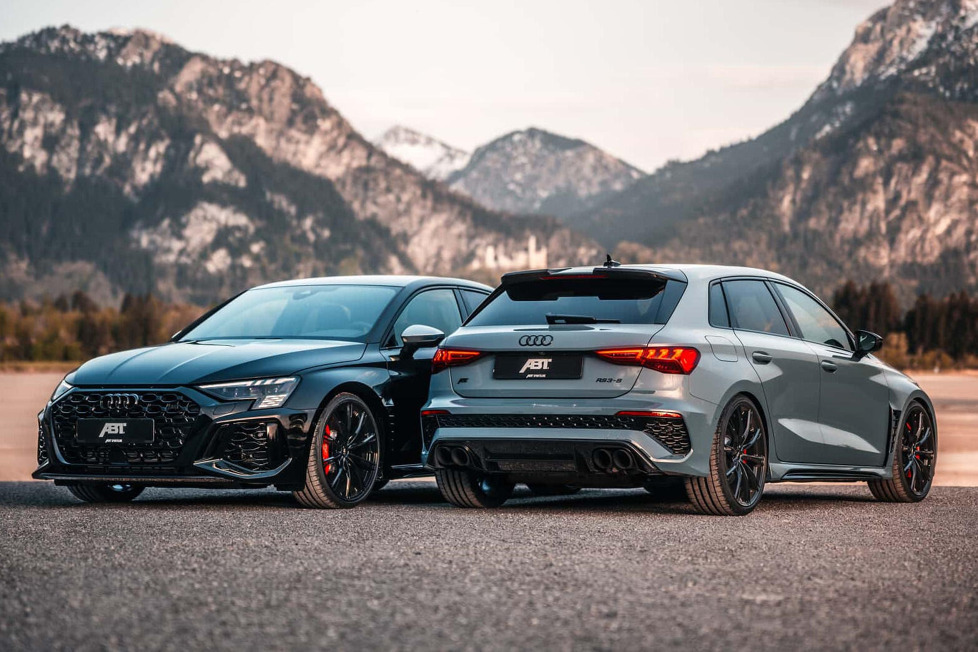 Abt verpasst dem Audi RS 3 als Limousine und Sportback ein Update der Optik und mehr Leistung unter der Haube - Alle Infos zum Tuning aus dem Allgäu