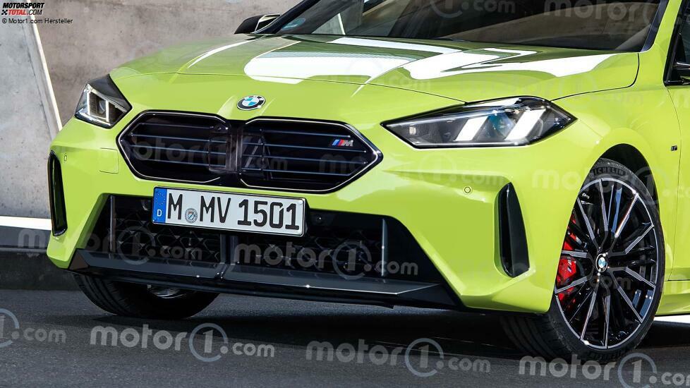 BMW 1er (2024) als Rendering von Motor1.com