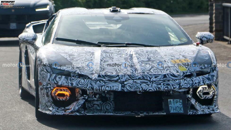 Nachfolger des Lamborghini Huracán (2024) als Erlkönig