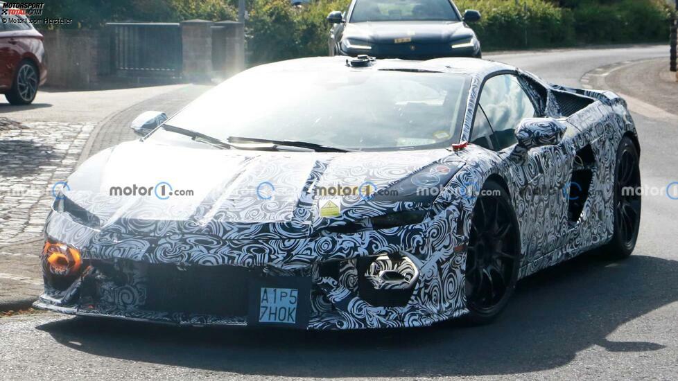 Nachfolger des Lamborghini Huracán (2024) als Erlkönig