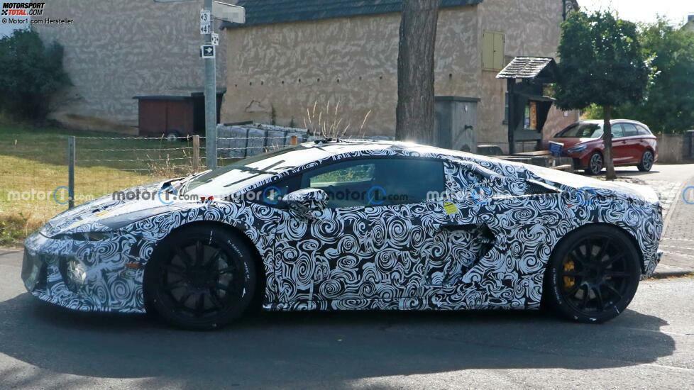 Nachfolger des Lamborghini Huracán (2024) als Erlkönig