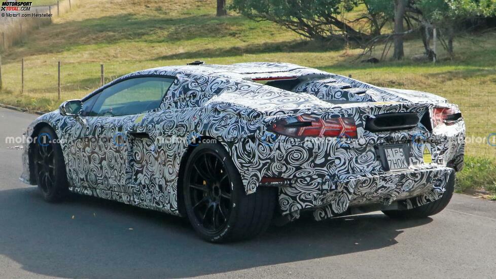 Nachfolger des Lamborghini Huracán (2024) als Erlkönig