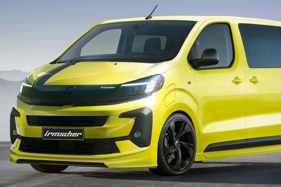 Das Facelift des Opel Vivaro und des Opel Zafira erhalten von Tuner Irmscher eine frische Optik und mehr Leistung