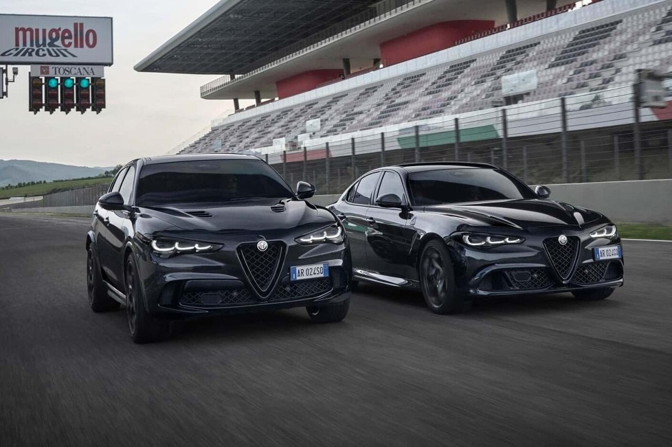 Die Giulia und der Stelvio freuen sich über zusätzliches Carbon ... auch im Innenraum