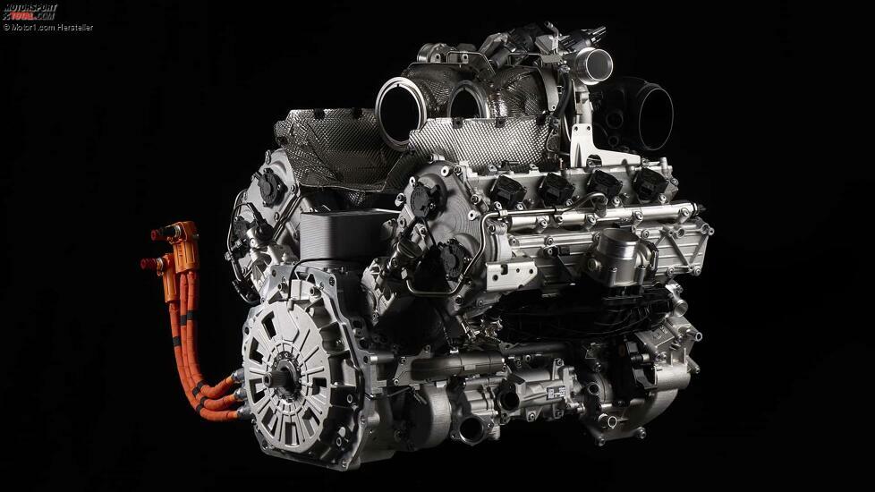 Lamborghini, il motore V8 biturbo ibrido della nuova Huracan
