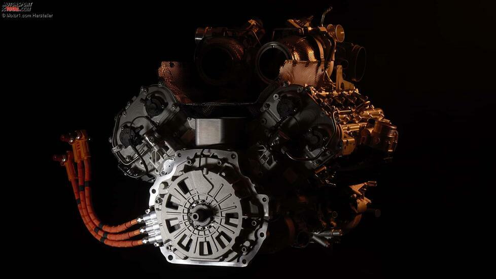 Lamborghini, il motore V8 biturbo ibrido della nuova Huracan