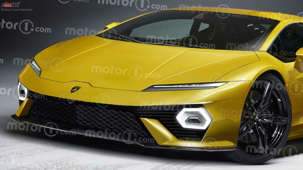 Lamborghini Huracán Hybrid gerendert von Motor1.com