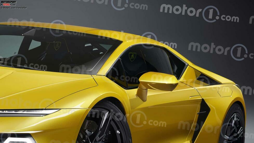 Lamborghini Huracán Hybrid gerendert von Motor1.com