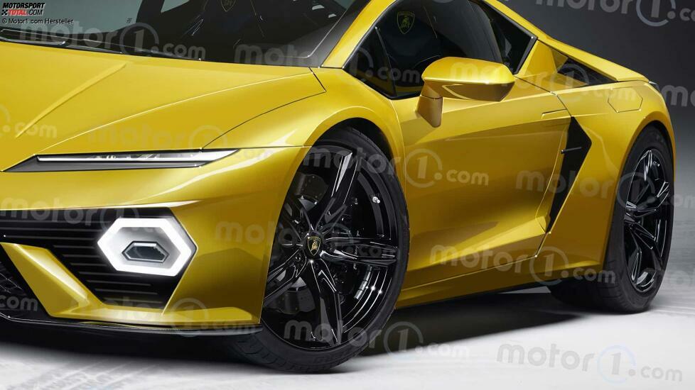 Lamborghini Huracán Hybrid gerendert von Motor1.com