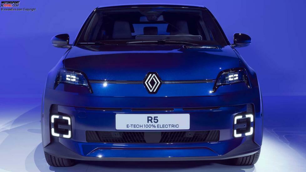 Renault 5 E-Tech Electric (2024): Das Exterieur in Dunkelblau