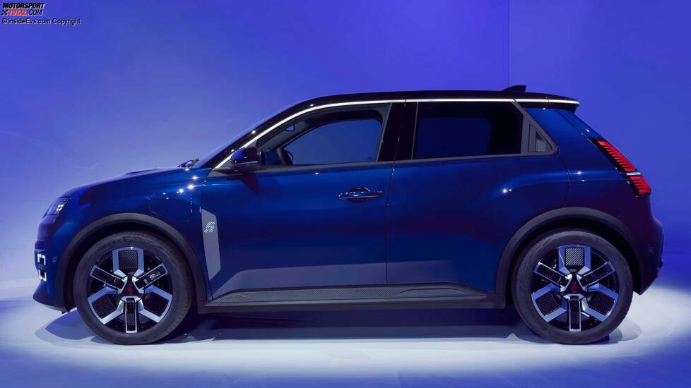 Renault 5 E-Tech Electric (2024): Das Exterieur in Dunkelblau
