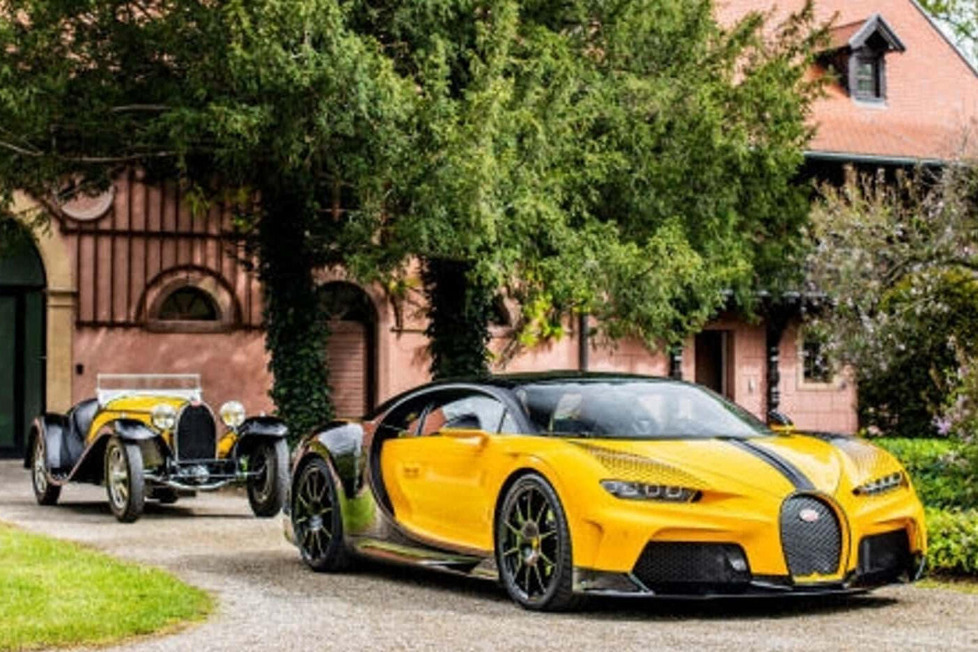Der einzigartige Bugatti Sur Messure huldigt dem Firmengründer Jean Bugatti und dessen Meisterstück Type 55 Super Sport