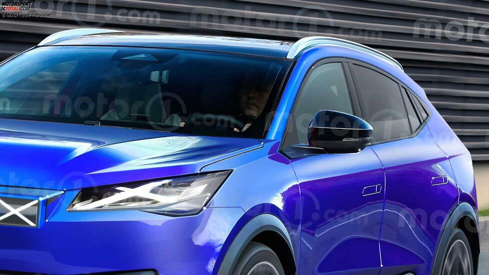 Alpine A390 (2025) im Motor1.com-Rendering