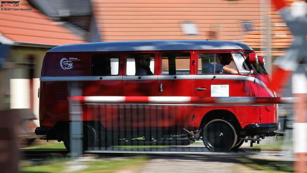 VW Ur-Bulli ohne Lenkrad fürs Gleis