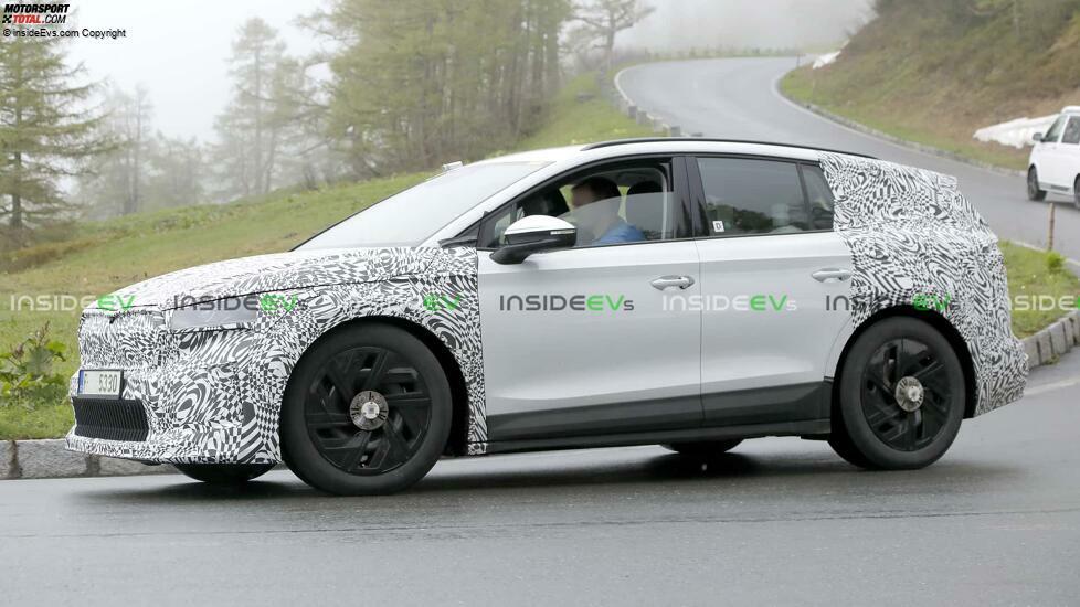 Skoda Enyaq Facelift als Erlkönig