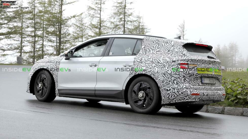 Skoda Enyaq Facelift als Erlkönig
