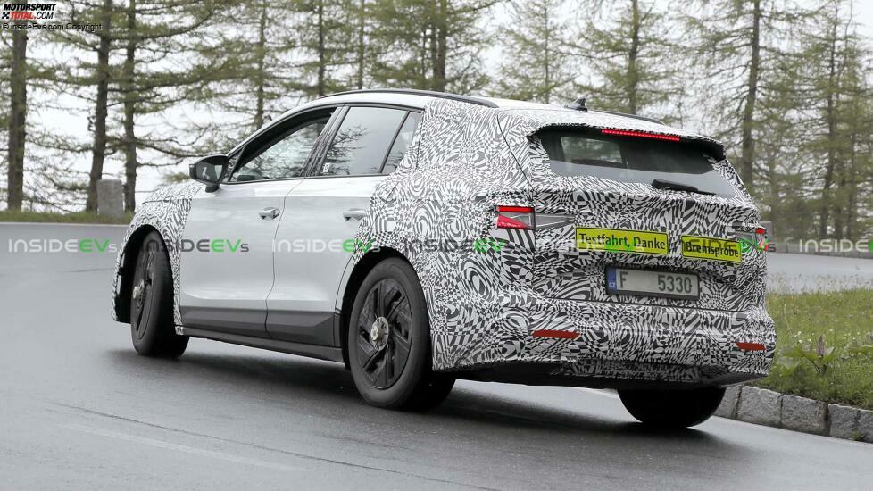 Skoda Enyaq Facelift als Erlkönig
