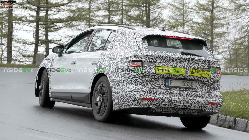 Skoda Enyaq Facelift als Erlkönig