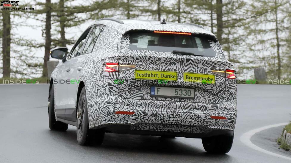 Skoda Enyaq Facelift als Erlkönig