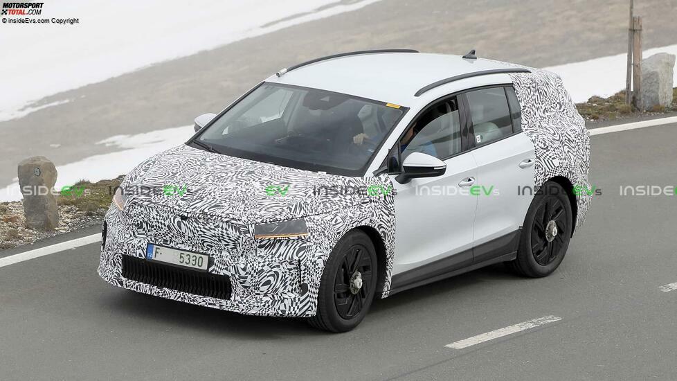 Skoda Enyaq Facelift als Erlkönig