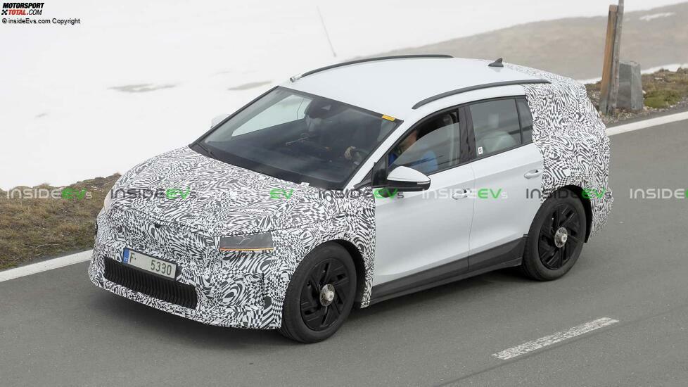 Skoda Enyaq Facelift als Erlkönig