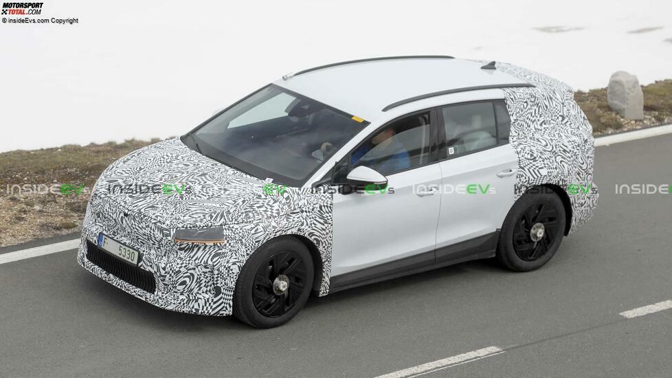 Skoda Enyaq Facelift als Erlkönig