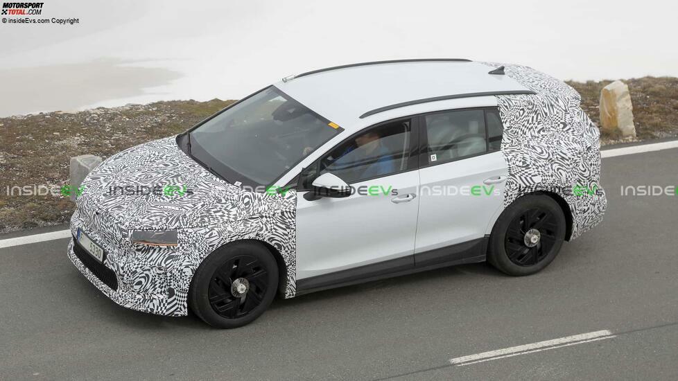 Skoda Enyaq Facelift als Erlkönig