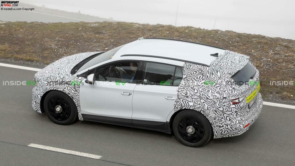 Skoda Enyaq Facelift als Erlkönig