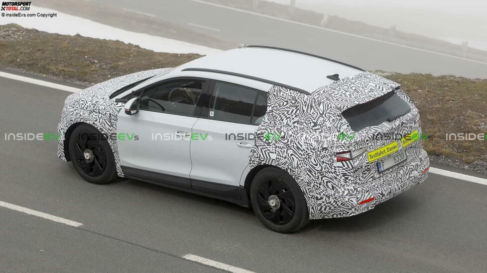 Skoda Enyaq Facelift als Erlkönig