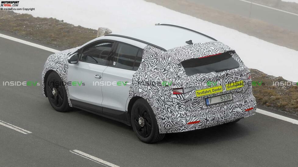 Skoda Enyaq Facelift als Erlkönig