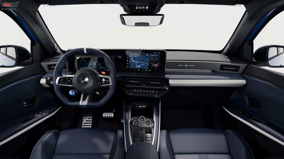 Das Cockpit mit zahlreichen sportlichen Insignien