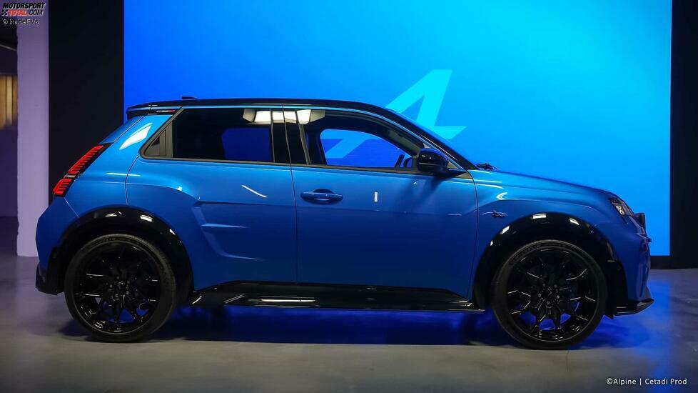 Alpine A290 (2024): Seitliches Profil
