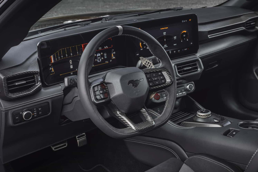 Der Ford Mustang GTD kostet mit dem zusätzlichen Performance-Paket über 325.000 Dollar: Der Innenraum ist fast derselbe wie bei einem normalen GT
