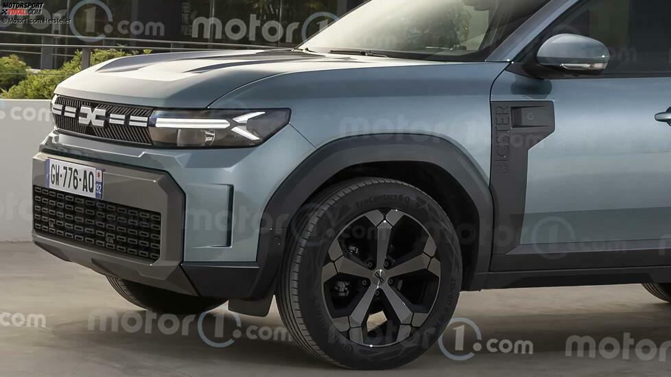 Dacia Bigster (2025), il render di Motor1.com