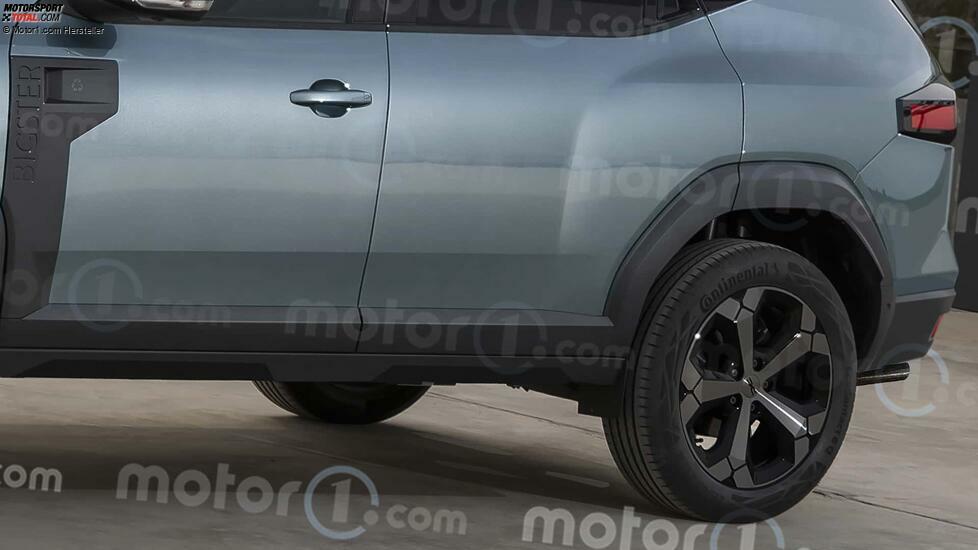 Dacia Bigster (2025), il render di Motor1.com