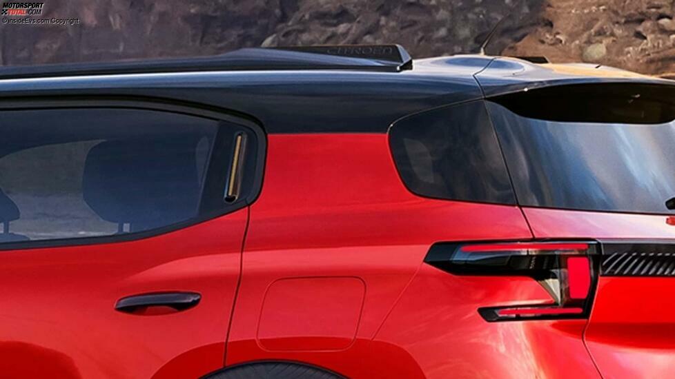 Citroen C3 Aircross (2024): Gelber Farbclip an der C-Säule