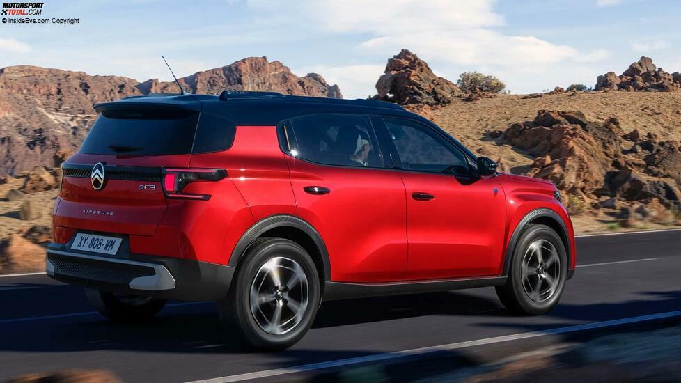 Citroen e-C3 Aircross (2024): Das Exterieur