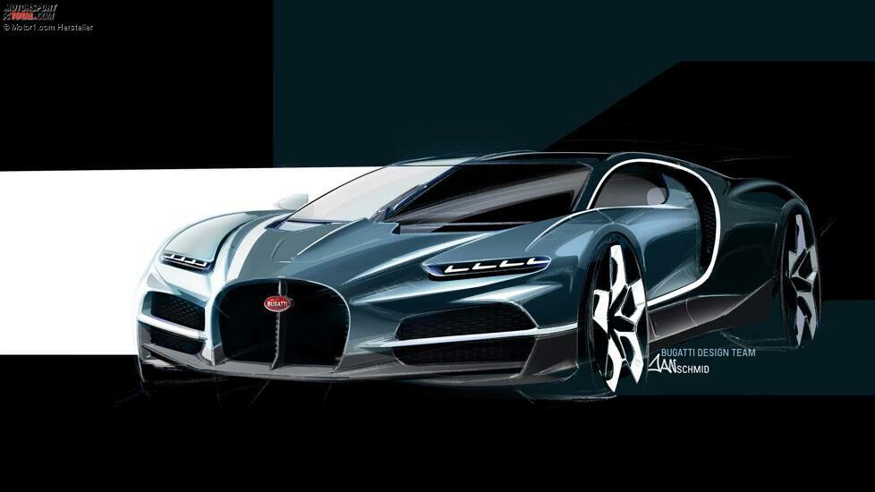 Bugatti Tourbillon-Skizze