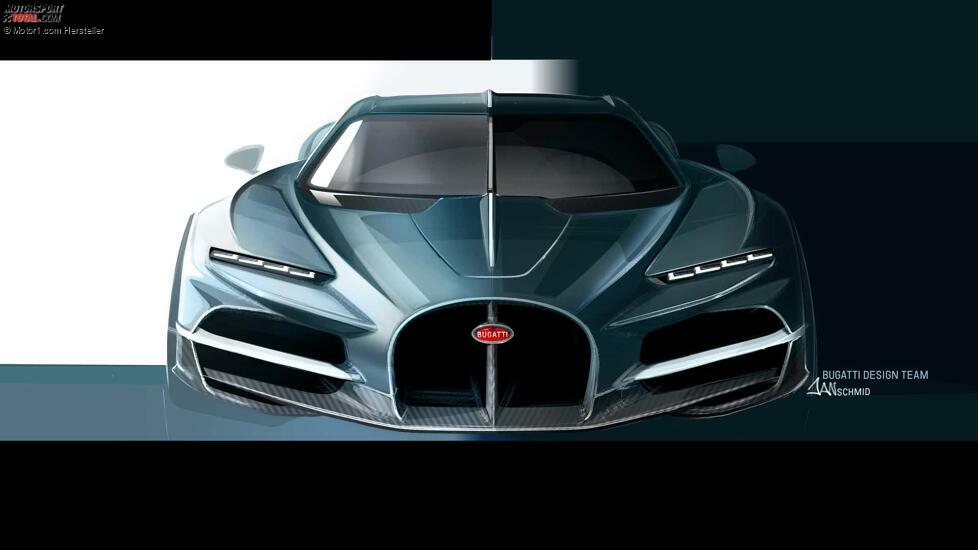 Bugatti Tourbillon-Skizze