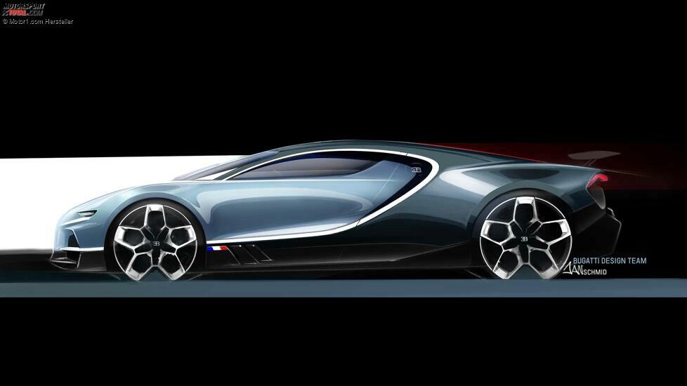 Bugatti Tourbillon-Skizze